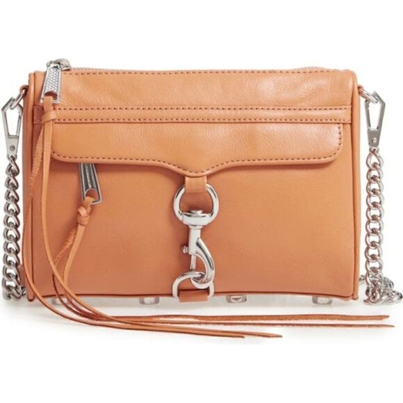 NWT REBECCA MINKOFF Mini M.A.C. Leather Crossbody Bag MSRP $195 - Picture 10 of 16